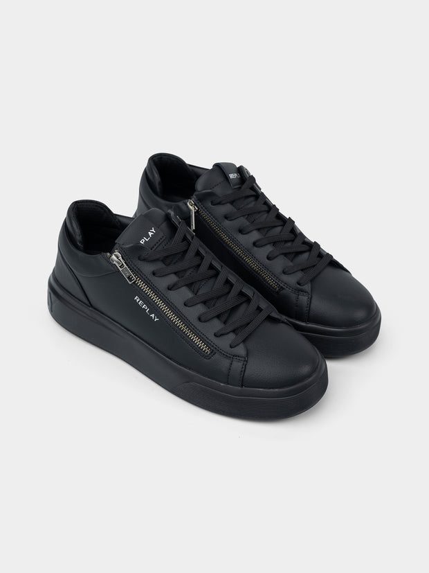 Replay Notting Zip Sneaker – Black (second view)