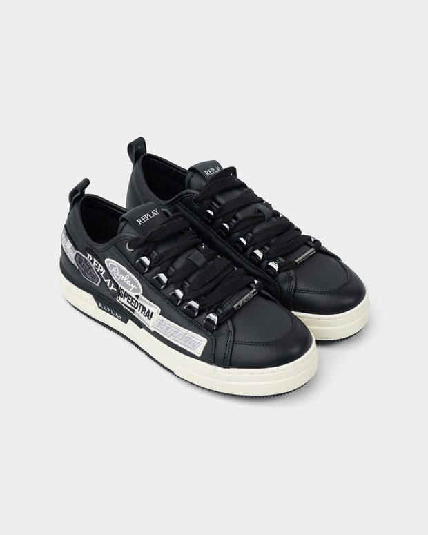 Replay Raily Badged SA Sneaker – Black (second view)