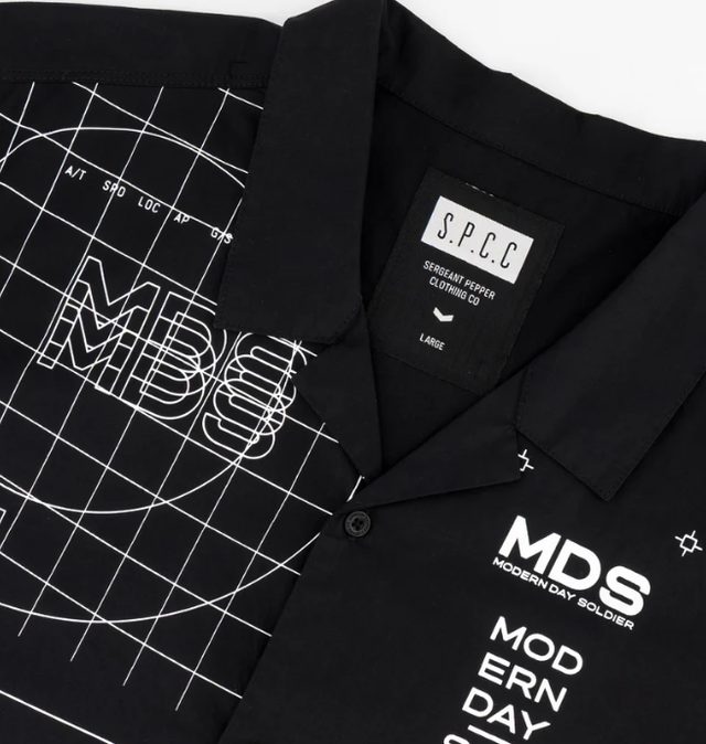 SPCC MDS Aviator Shirt – Black (second view)