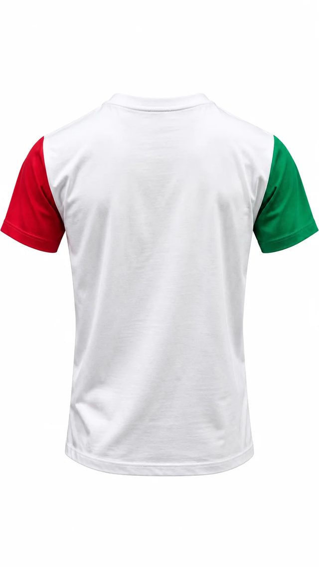 Vialli Italian Sleeve T-Shirt – White - Image 2