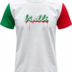 Vialli Italian Sleeve T-Shirt – White