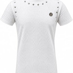 Vialli Studded T-Shirt – White